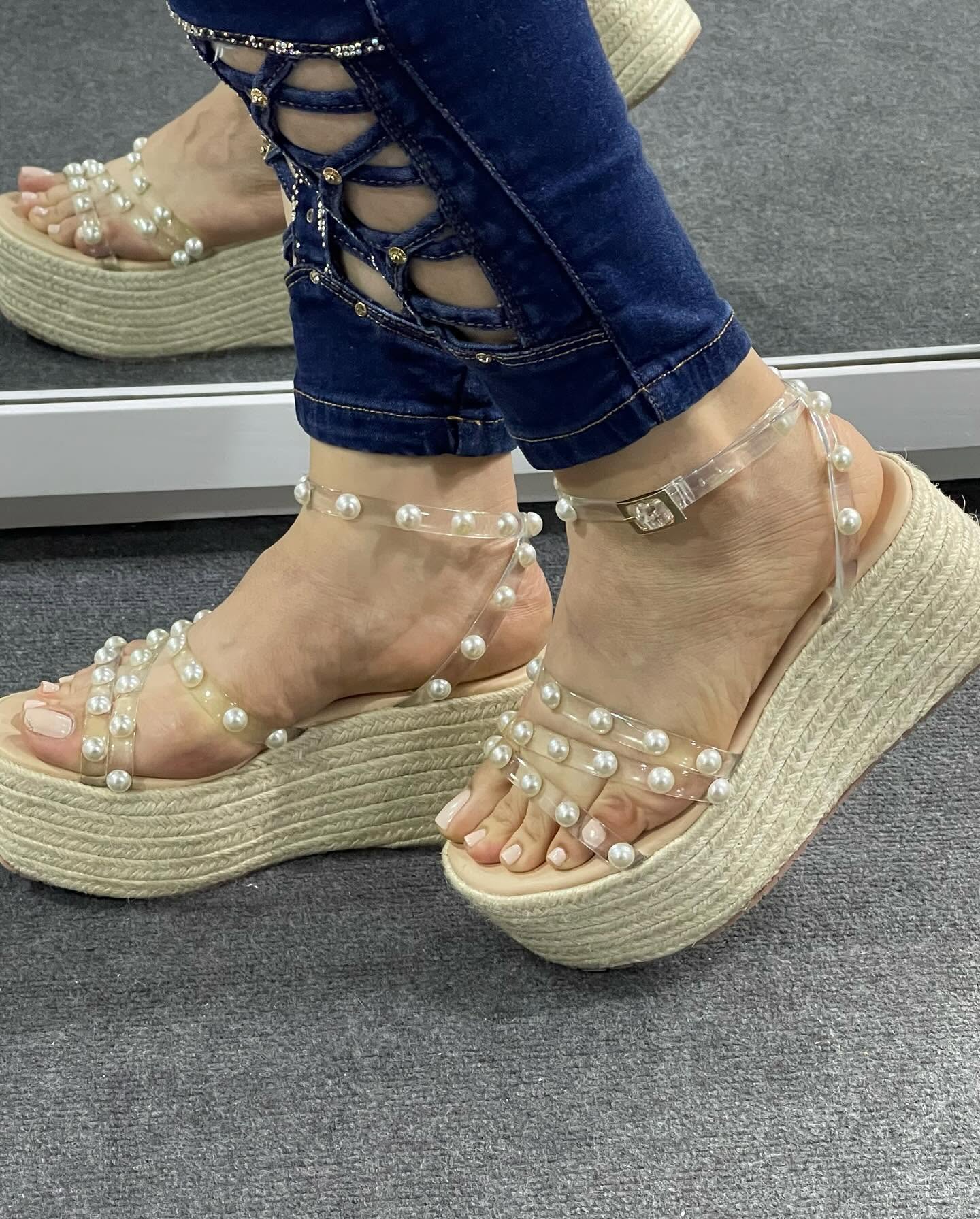 Modelo en promoción 04, calzado de Estilos por Madrid